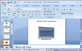 Using the Slide Master thumbnail