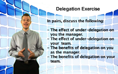 Delegation Exercise and Role Play thumbnail